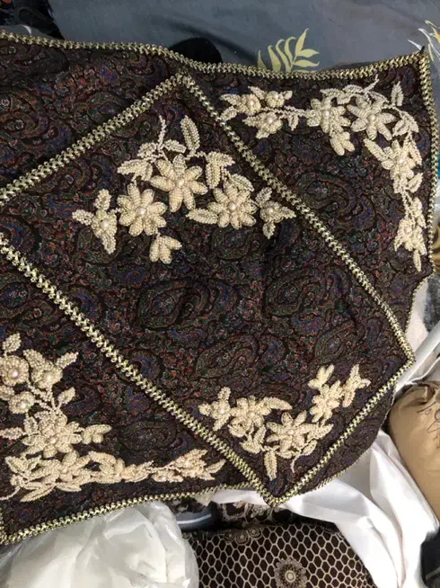 یک قواره چادر عروس و جانماز و ساق دست و هد بند|لباس|تهران, سهروردی|دیوار