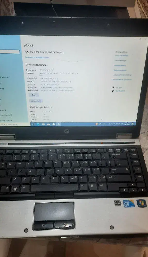 لپتاپ اچ پی hp elite book 8440p i5|رایانه همراه|تهران, پونک|دیوار