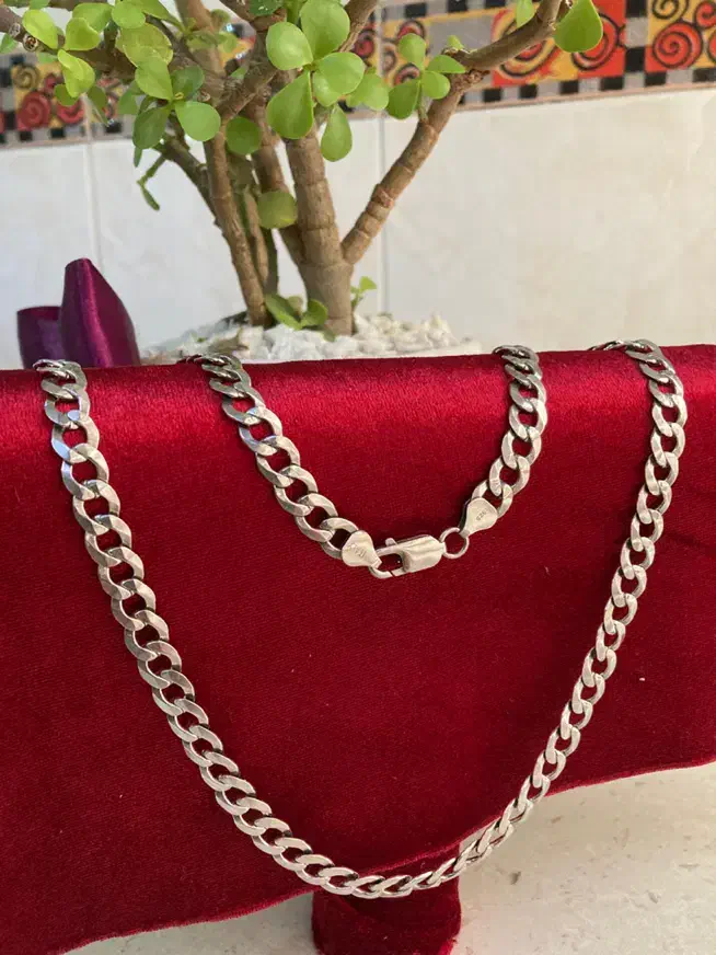 زنجیر نقره ایتالیایی|جواهرات|تهران, سردارجنگل|دیوار