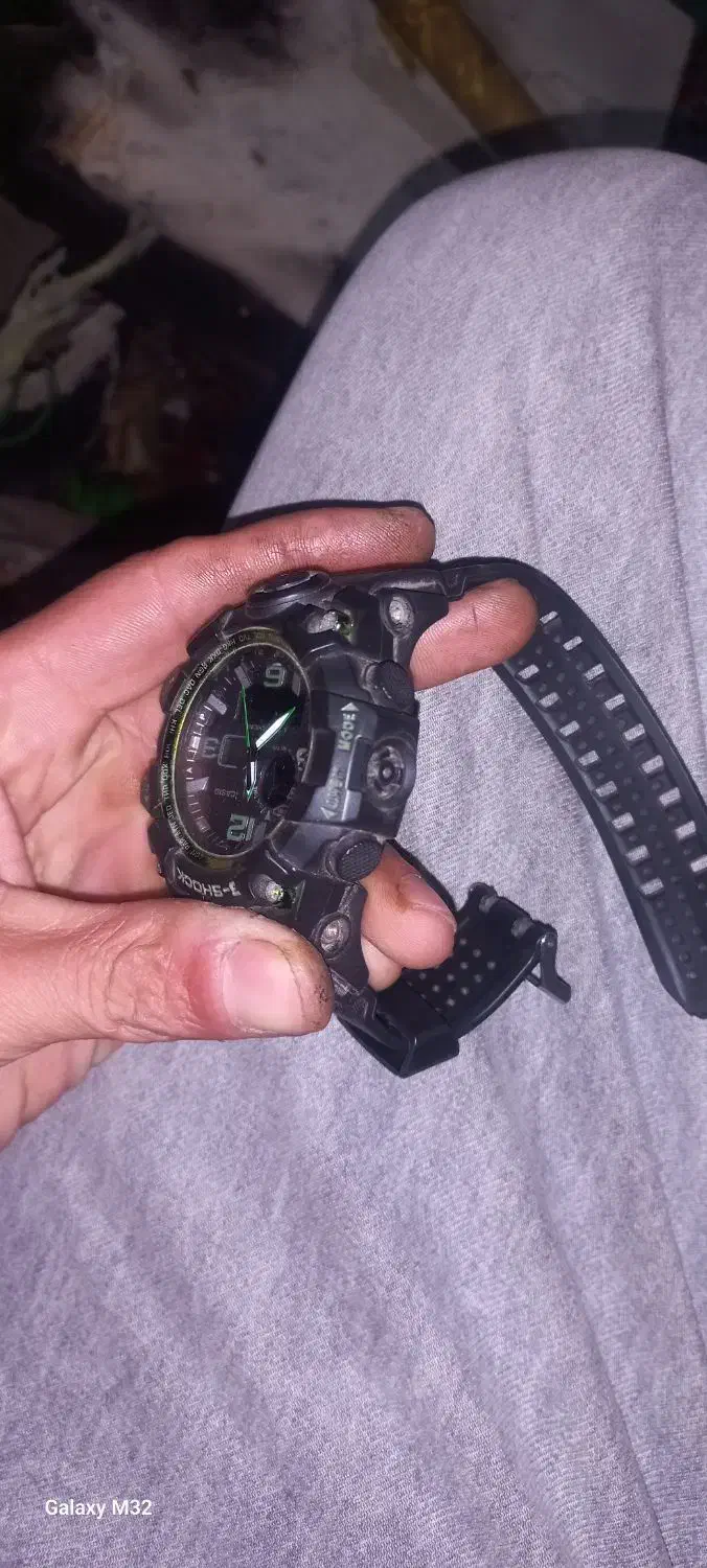 ساعت کاسیو سبز مشکی اصل زد آب زد ضربه|ساعت|خواجه, |دیوار