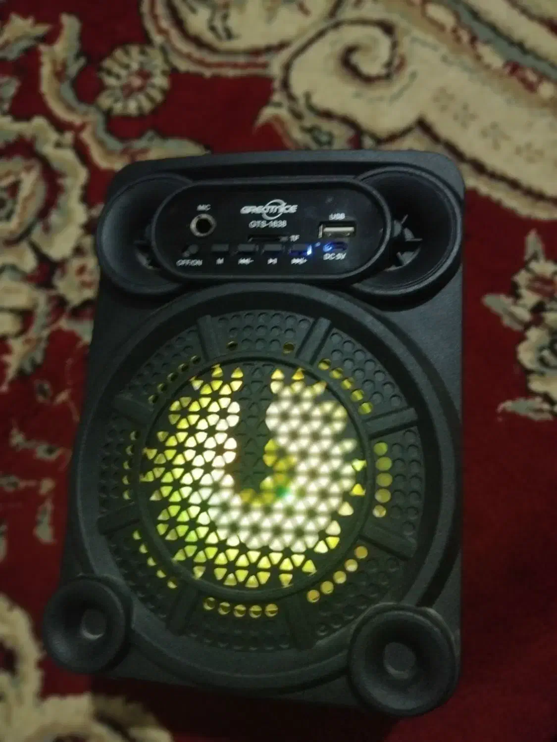 اسپیکر فلش خوردارای رقص نور|پخش‌کننده همراه|هیرمند, |دیوار