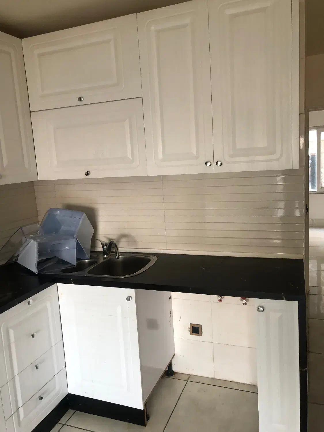 کابینت ممبران سفید و مشکی،CNCسی ان سی شده نو|مصالح و تجهیزات ساختمان|سرخرود, |دیوار