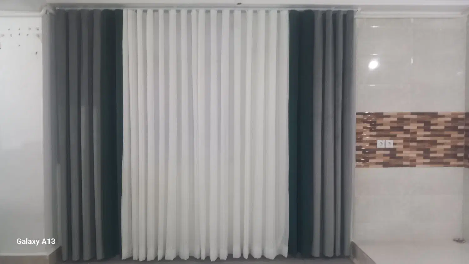 پرده مخمل مینیمال|پرده، رانر، رومیزی|شوشتر, |دیوار