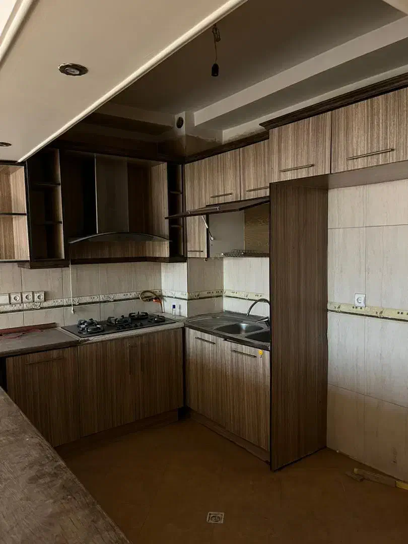 کابینت ام دی اف mdf همراه با سینک و هود|کتابخانه، شلف، قفسههای دیواری|فردیس, فردیس|دیوار