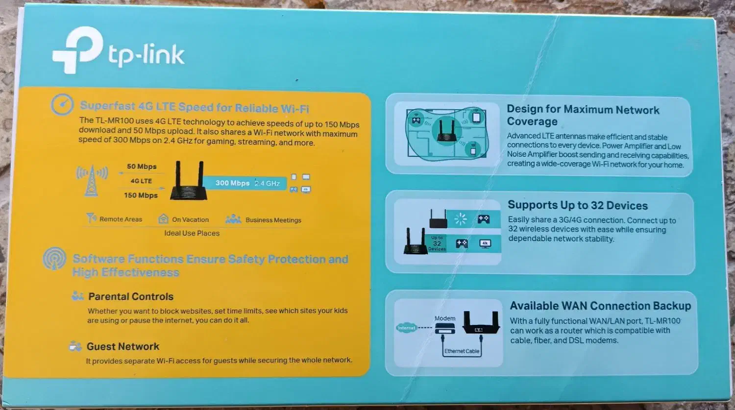 مودم روتر 4G.LTE تی پی ـ لینک|مودم و تجهیزات شبکه|چرداول, |دیوار