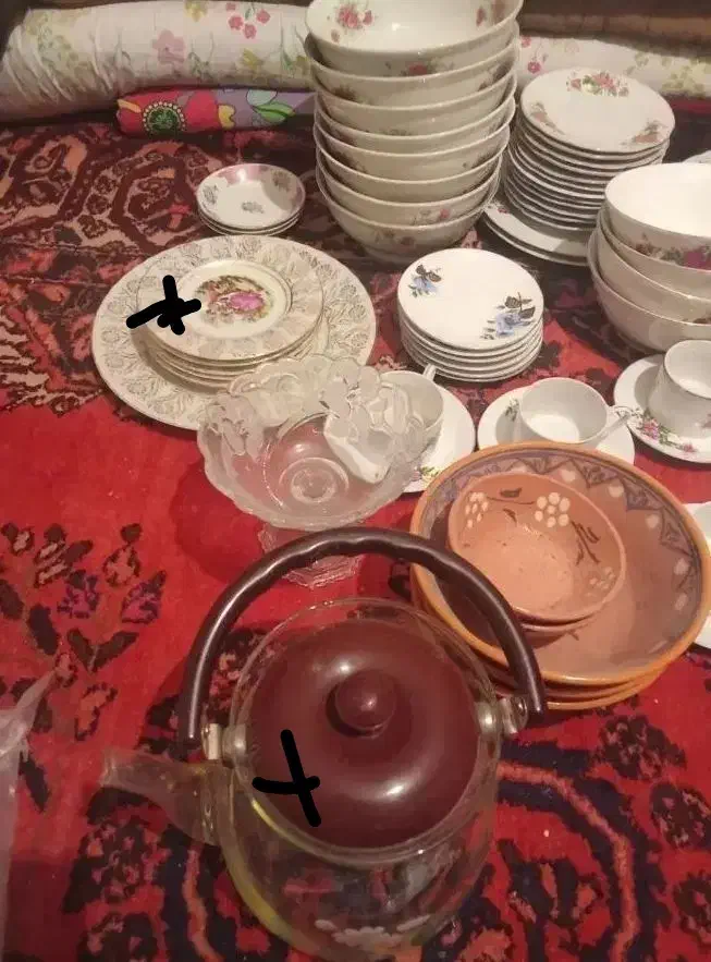 ظروف چینی|ظروف سرو و پذیرایی|فردوس (خراسان), |دیوار