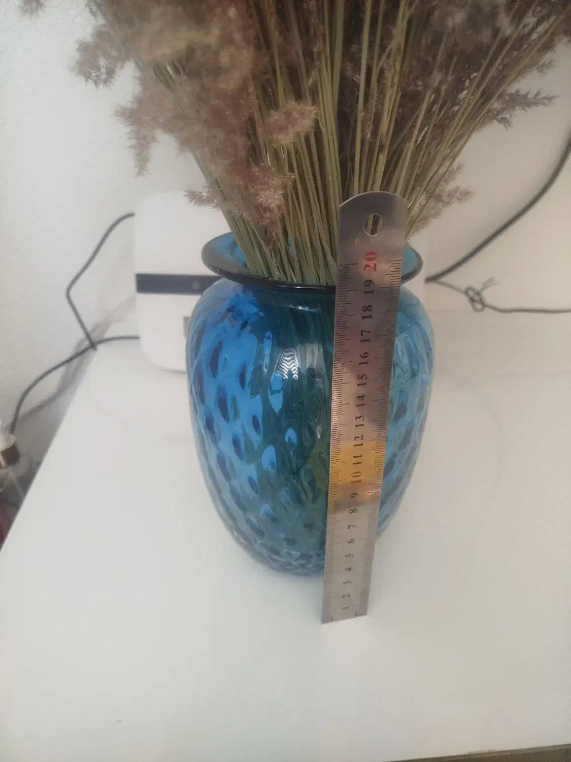 فروش گلدان آبی بلور|صنایع دستی و سایر لوازم تزئینی|شاهینشهر, شهرک گلدیس|دیوار