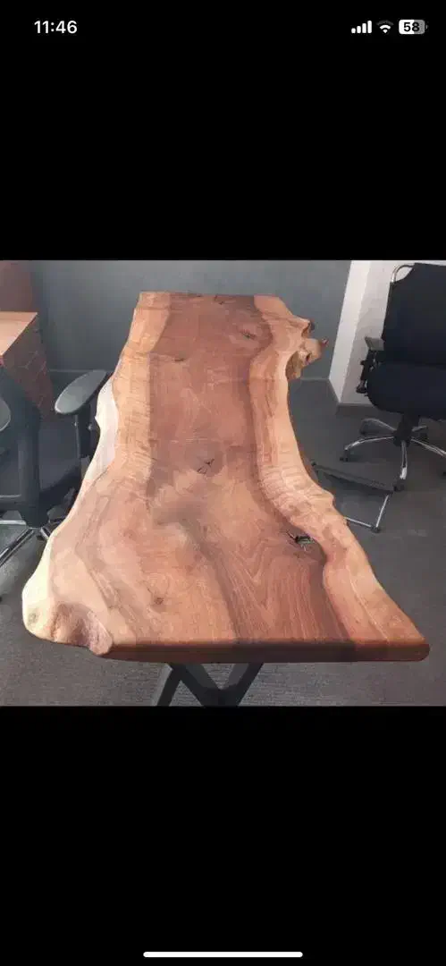 میز اسلب ناهارخوری نو میباشد|میز و صندلی غذاخوری|اصفهان, باغ زرشک|دیوار