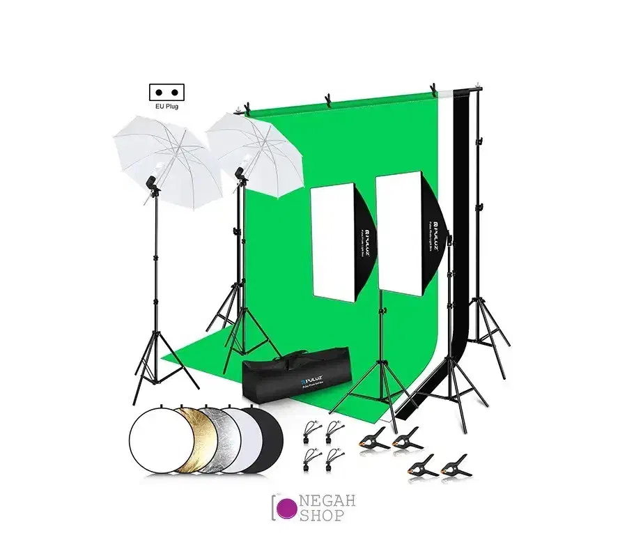 کیت نورپردازی و تولید محتوای puluz|دوربین عکاسی و فیلمبرداری|اصفهان, نقش جهان|دیوار