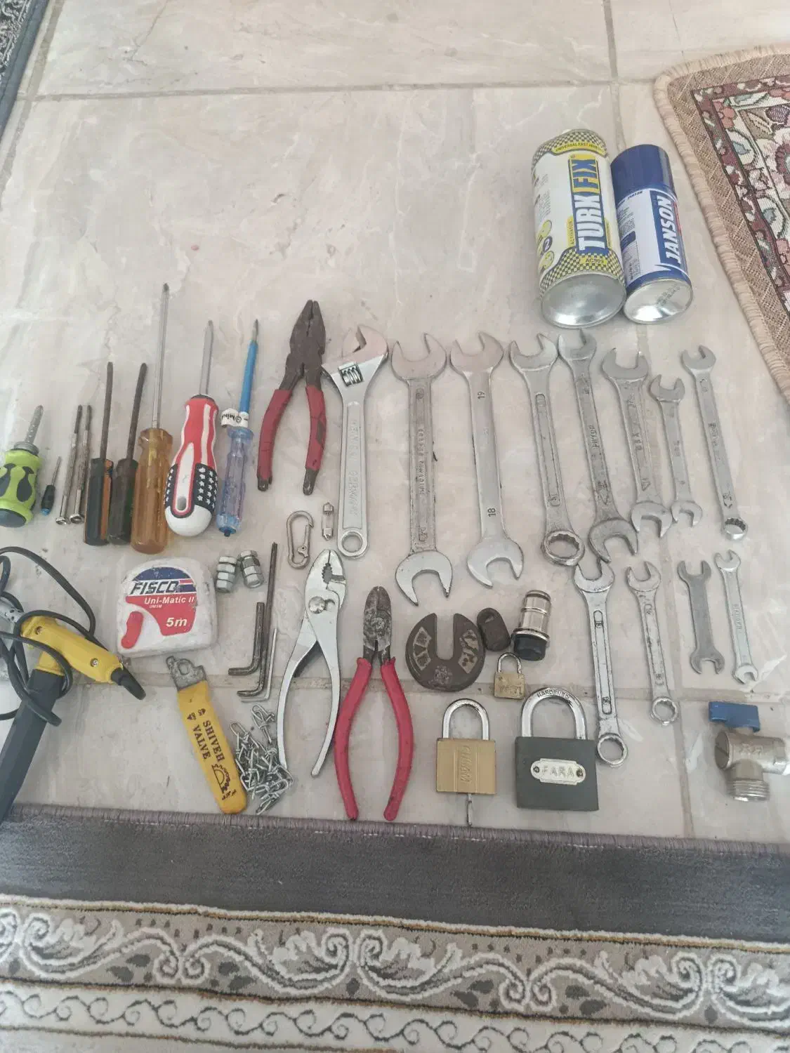 تعدادی آچار اصلی|ابزارآلات|کرمانشاه, |دیوار