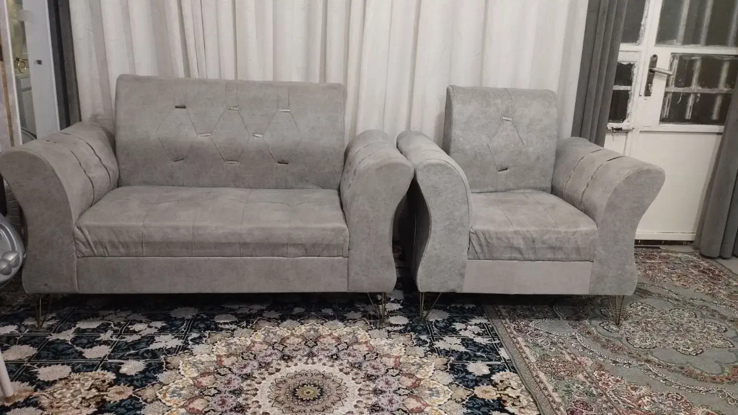 مبل راحتی هفت نفره|مبلمان خانگی و میز عسلی|چناران, |دیوار