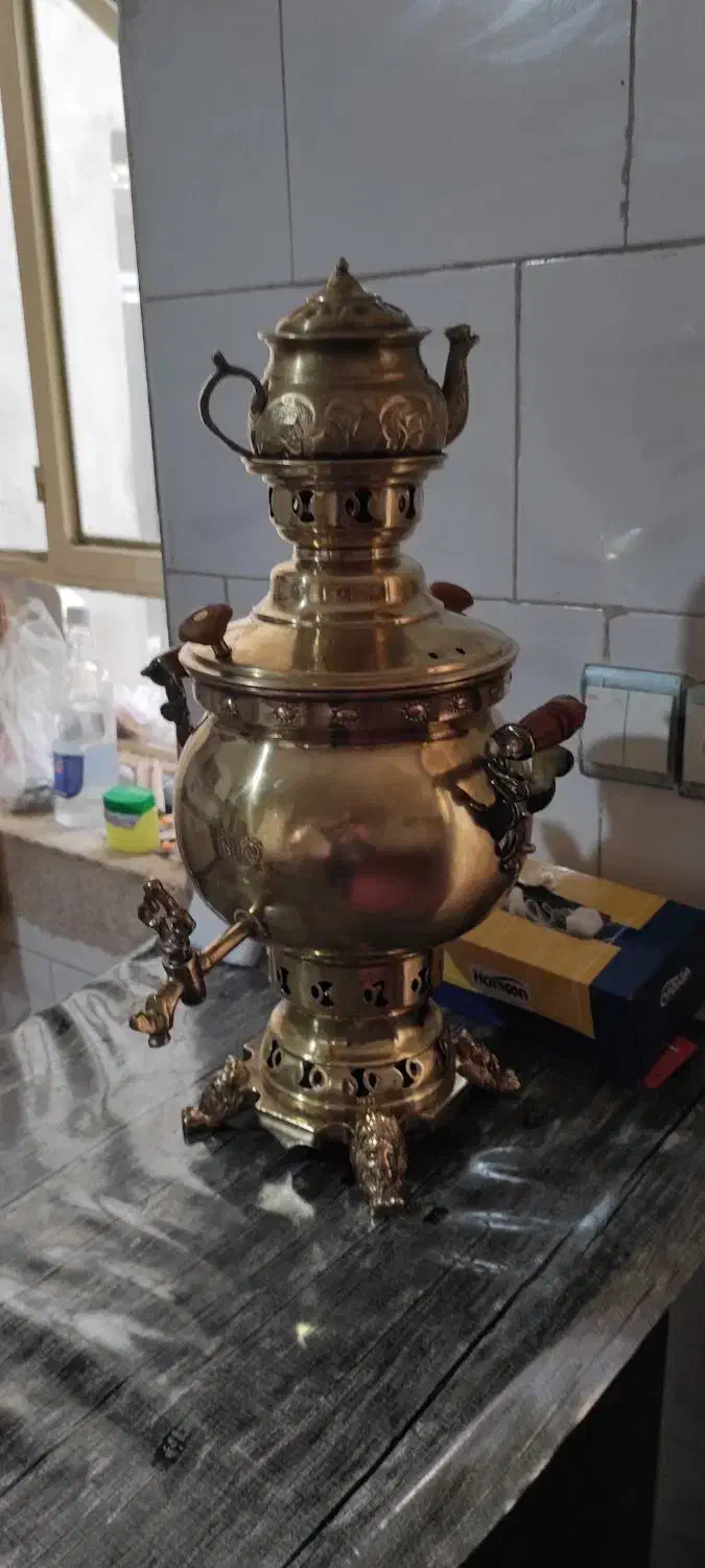 سماور زغالی|سماور، چای‌ساز، قهوه‌ساز|شاهین دژ, |دیوار