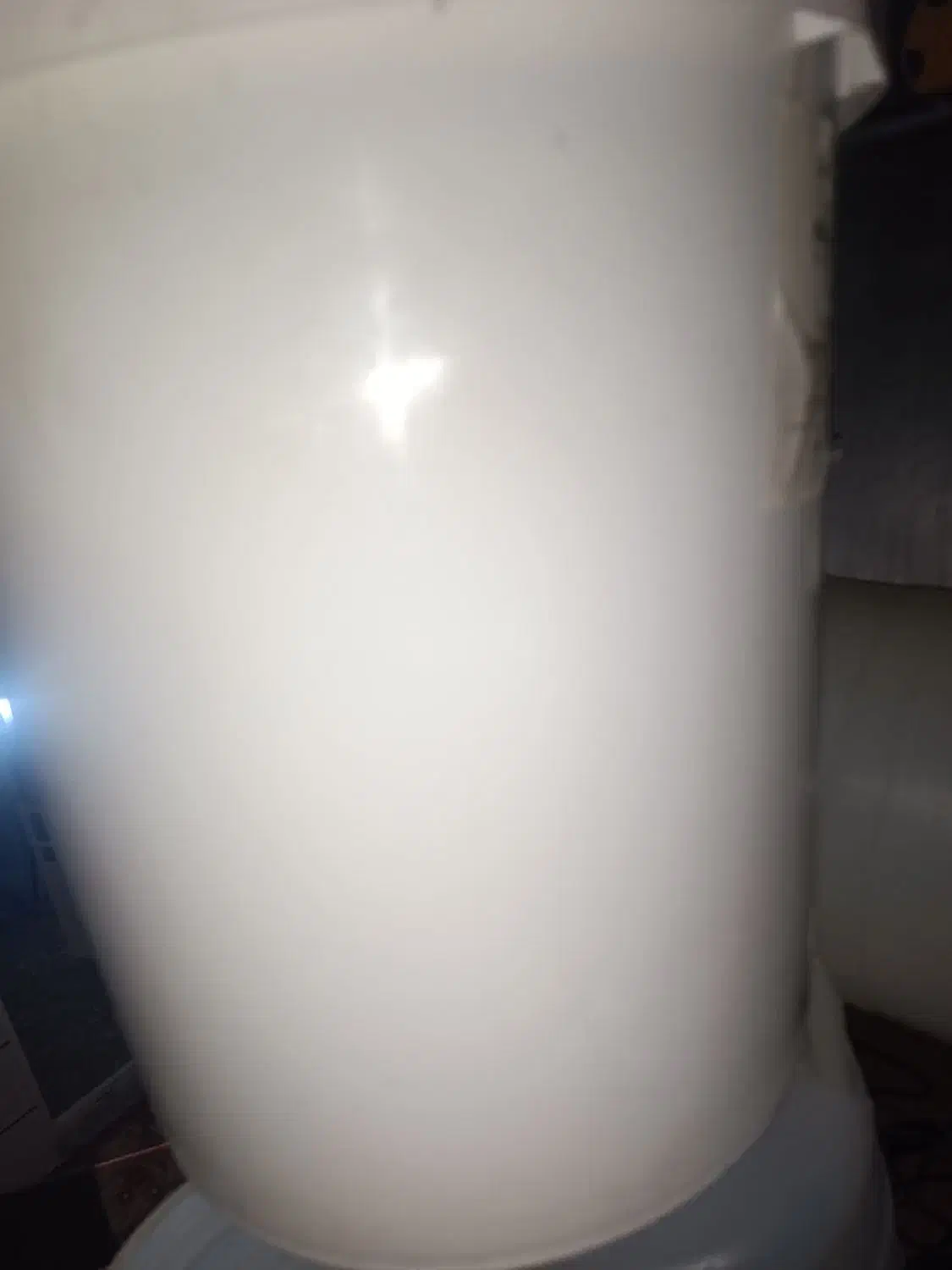 سطل سفید 20لیتری|ظروف نگهدارنده، پلاستیکی، یک‌بارمصرف|اقبالیه, |دیوار