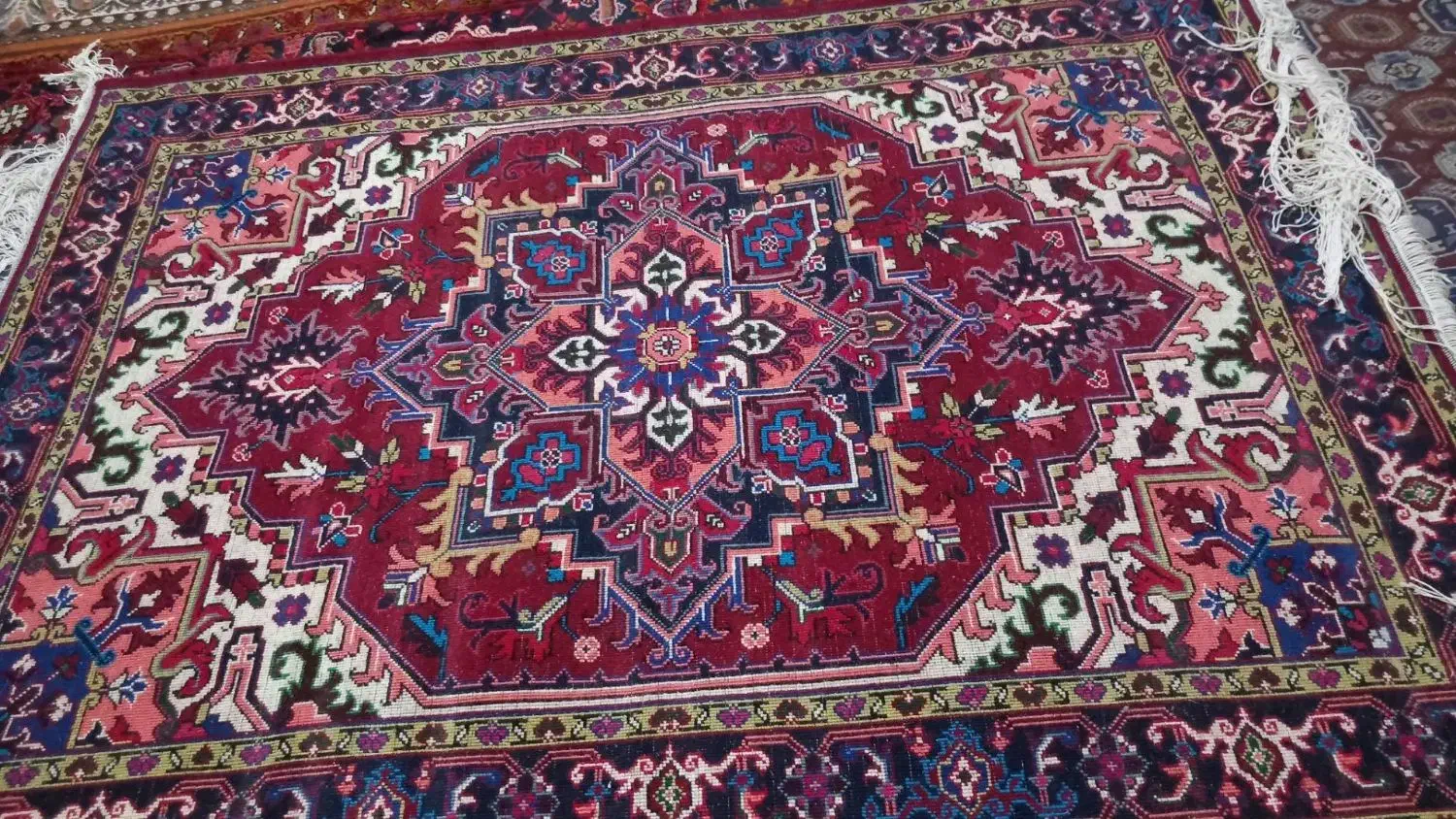 یک جفت فرش دستباف تاجری خالچه|فرش|باسمنج, |دیوار