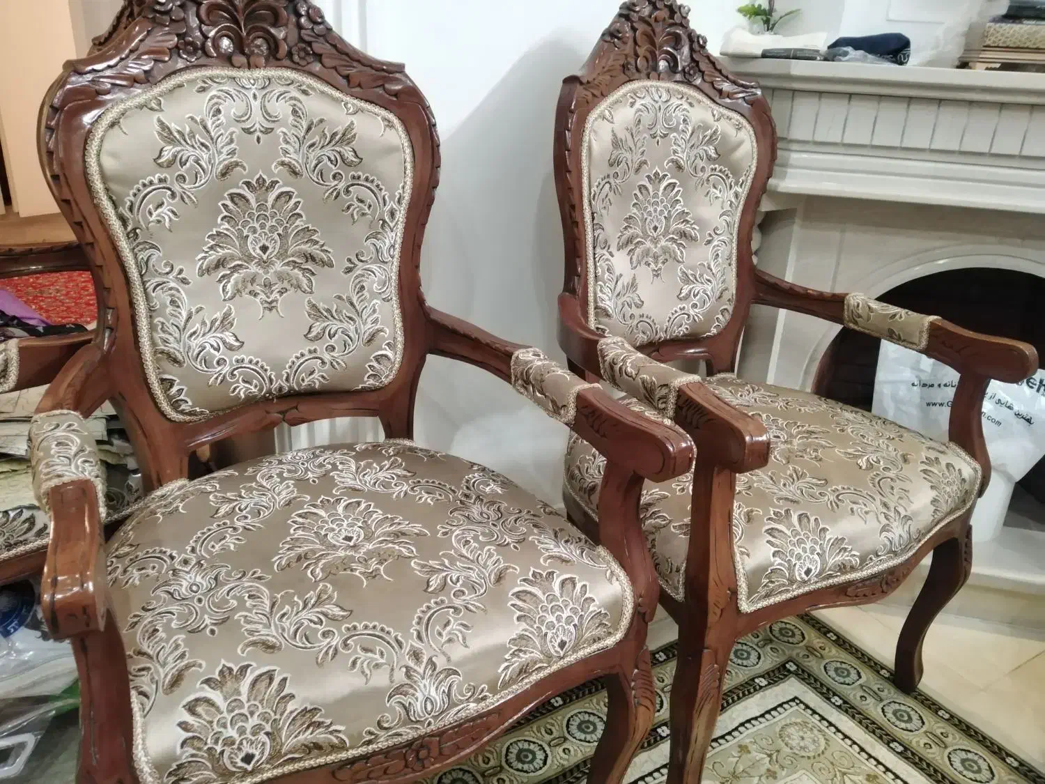 مبل ۷ نفره جنس چوب گردو|مبلمان خانگی و میز عسلی|تهران, افسریه جنوبی|دیوار