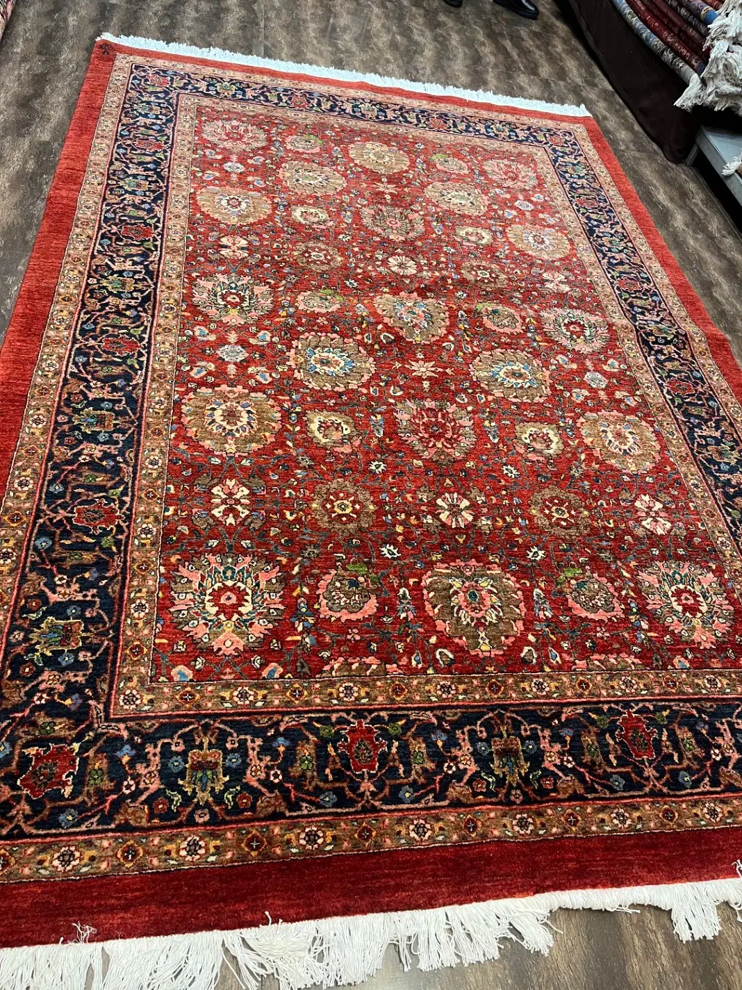 ۶متری قشقایی شیراز پشم دسریس رنگ گیاهی|فرش|تهران, پاسداران|دیوار