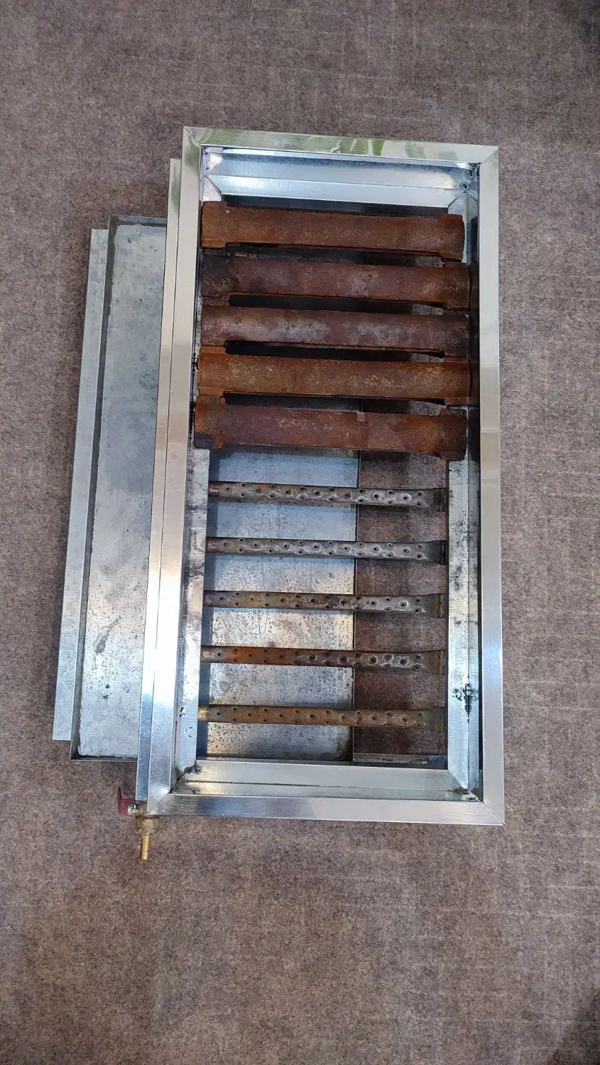 کباب پز 70 سانت 10 شعله استیل پایهدار|اجاق گاز و لوازم برقی پختوپز|شهرکرد, |دیوار