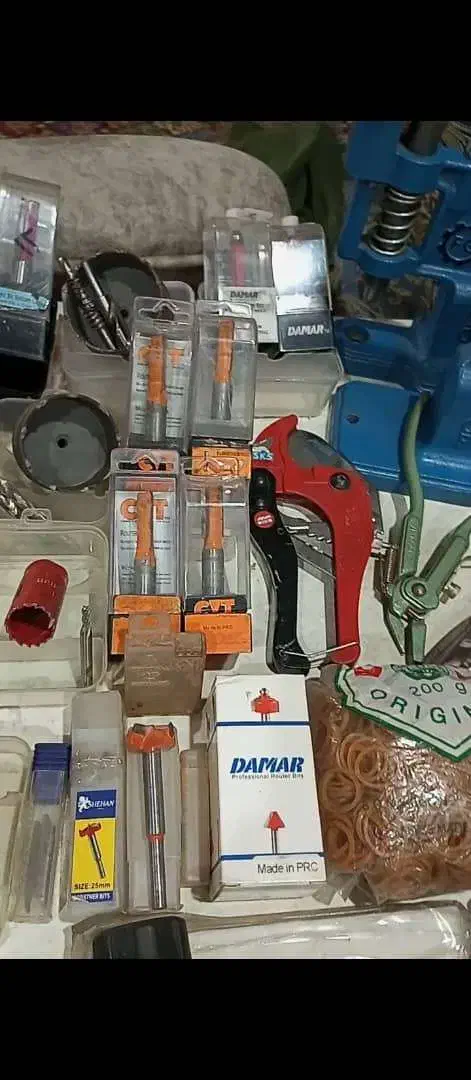 ابزار نجاری کامل ، مته های حرفه ای|ابزارآلات|فردیس, شهرک گلها|دیوار