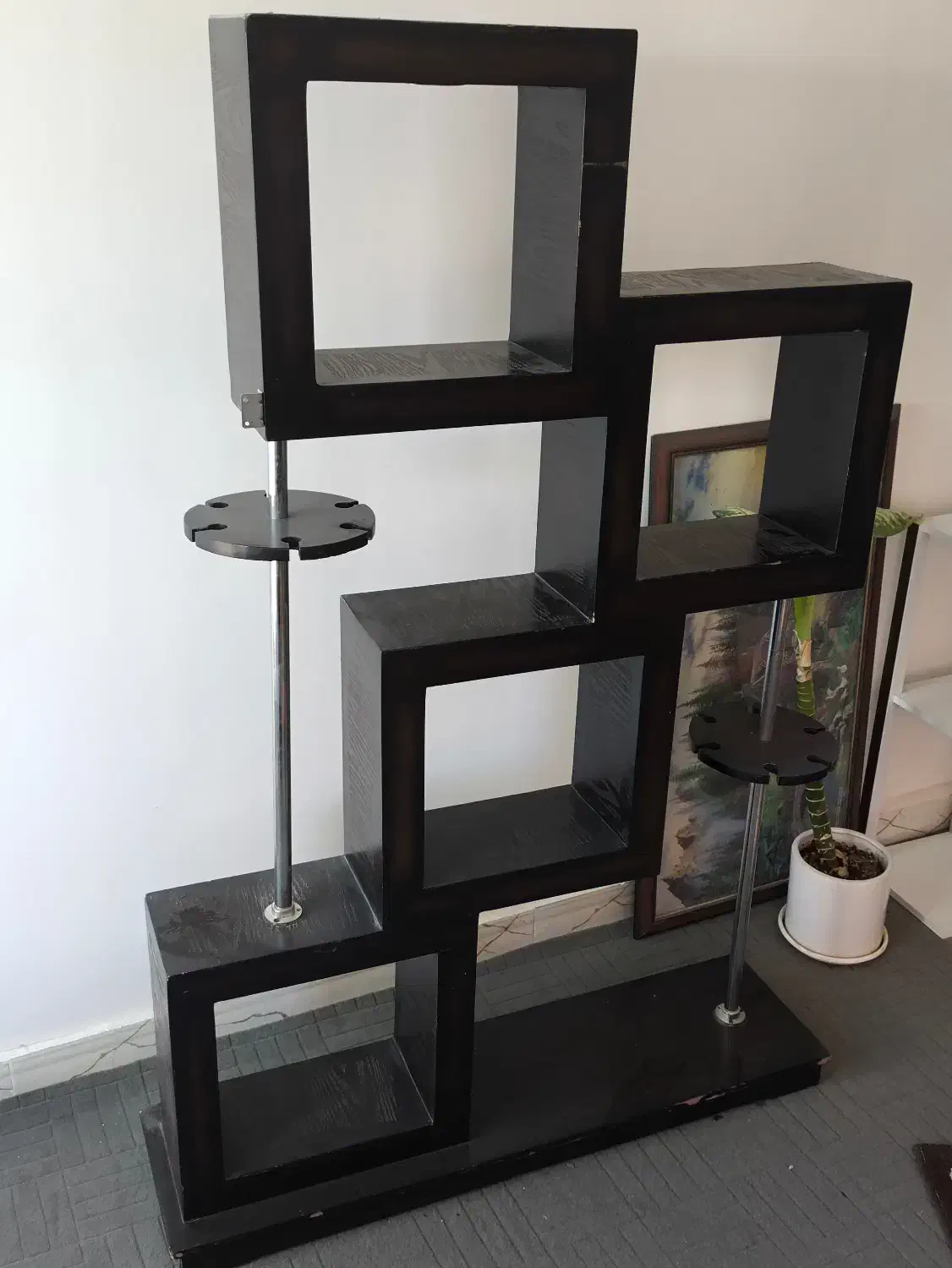 قفسه‌‌ (دکور)|کتابخانه، شلف، قفسه‌های دیواری|طبس, |دیوار