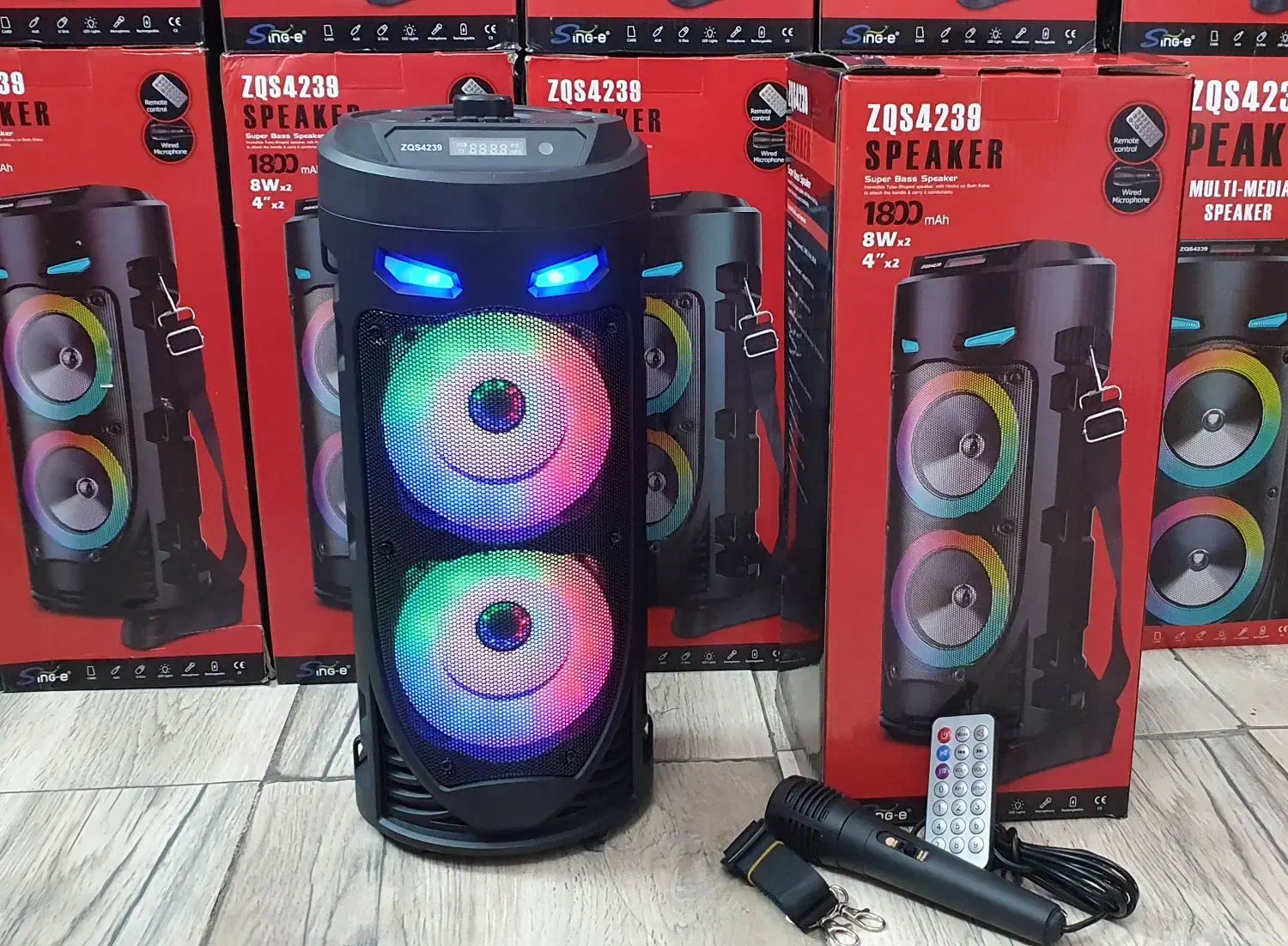 اسپیکر بلوتوثی قابل حمل ZQS-4239|پخش‌کننده همراه|تهران, شیخ هادی|دیوار