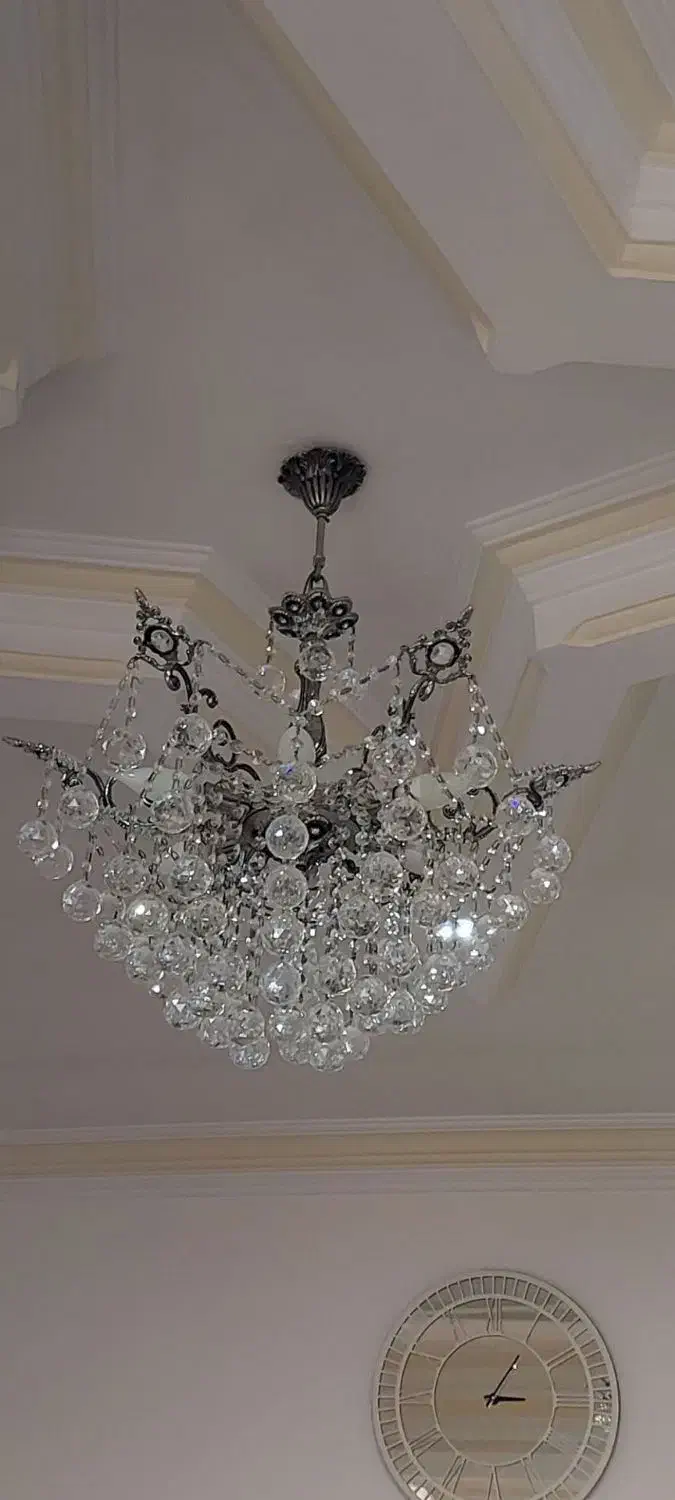 لوستر|لوستر و چراغ آویز|تاکستان, |دیوار