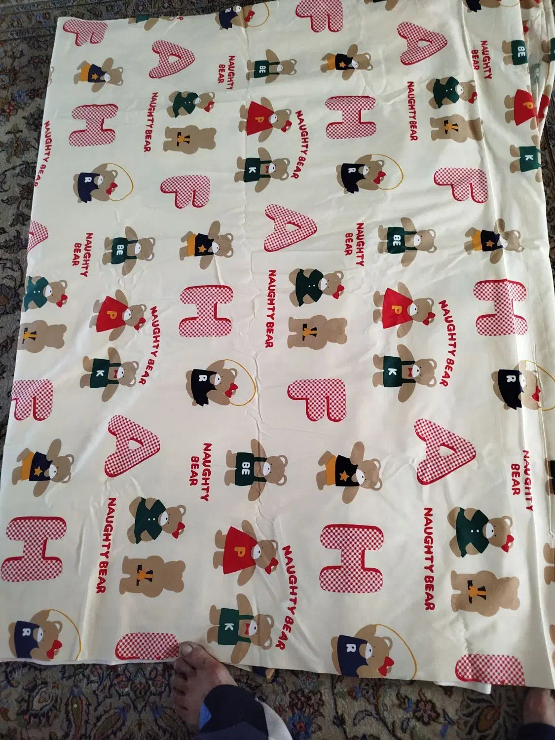 پارچه ملحفه یا پرده اتاق کودک|رختخواب، بالش، پتو|تهران, شهرآرا|دیوار