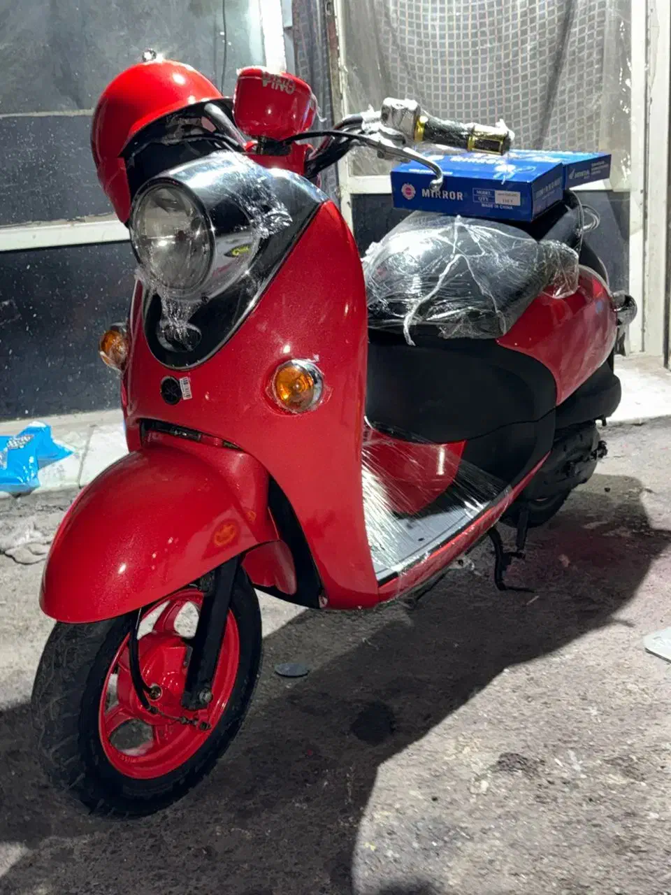 موتور 50 سی سی یاماها وینو|موتورسیکلت|پرند, فاز ۶|دیوار