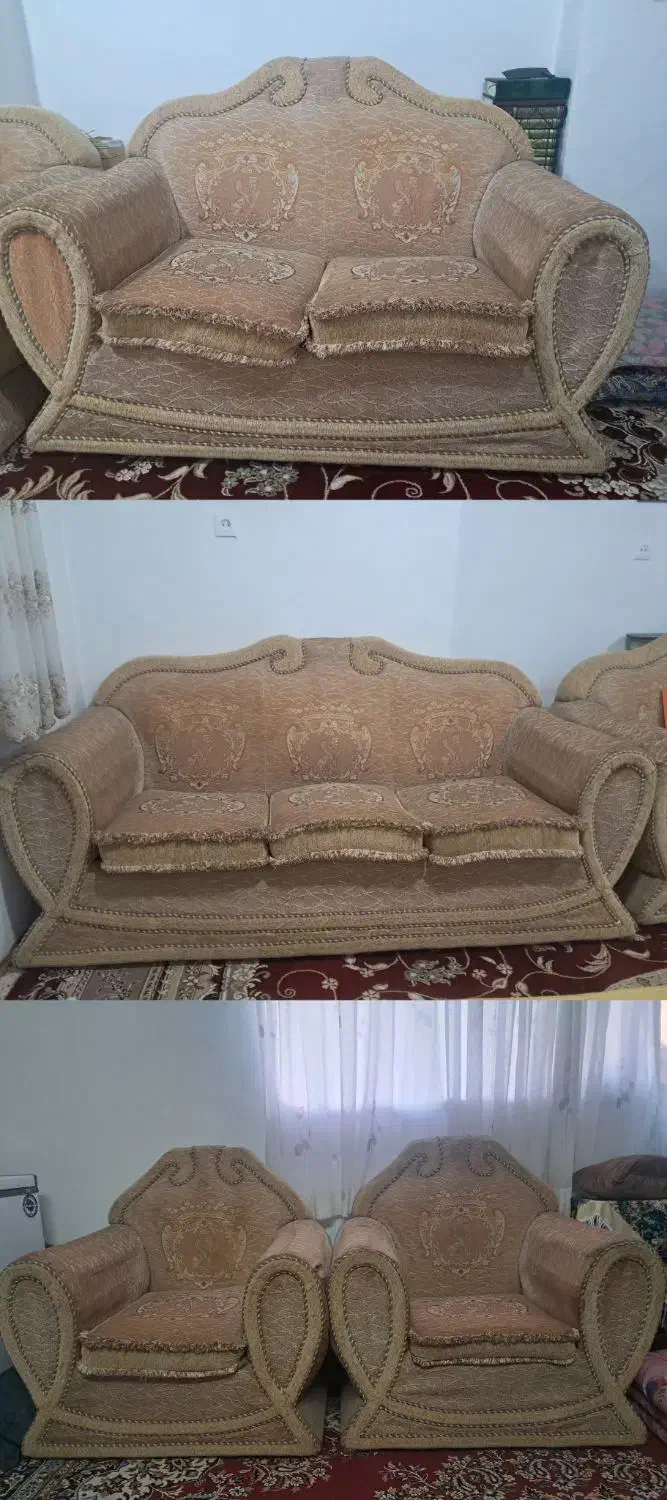 فروش مبل هفت نفره|مبلمان خانگی و میز عسلی|محمودآباد, |دیوار