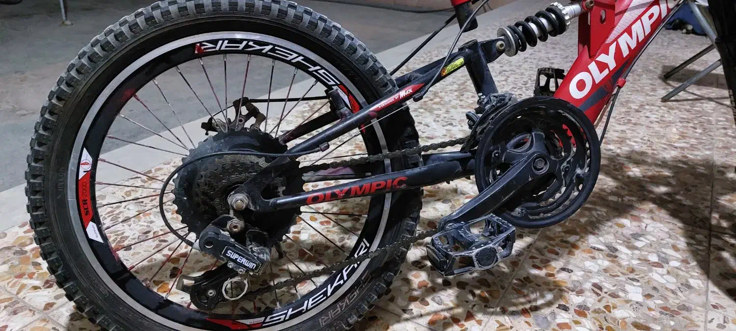 دوچرخه Olympic دو کمک حرفه‌ای 21 دنده|دوچرخه، اسکیت، اسکوتر|برازجان, |دیوار