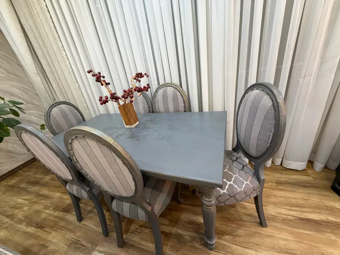 ست مبل هفت نفره کلاسیک و نهار‌خوری‌۶ نفره|مبلمان خانگی و میز عسلی|کرج, عظیمیه|دیوار