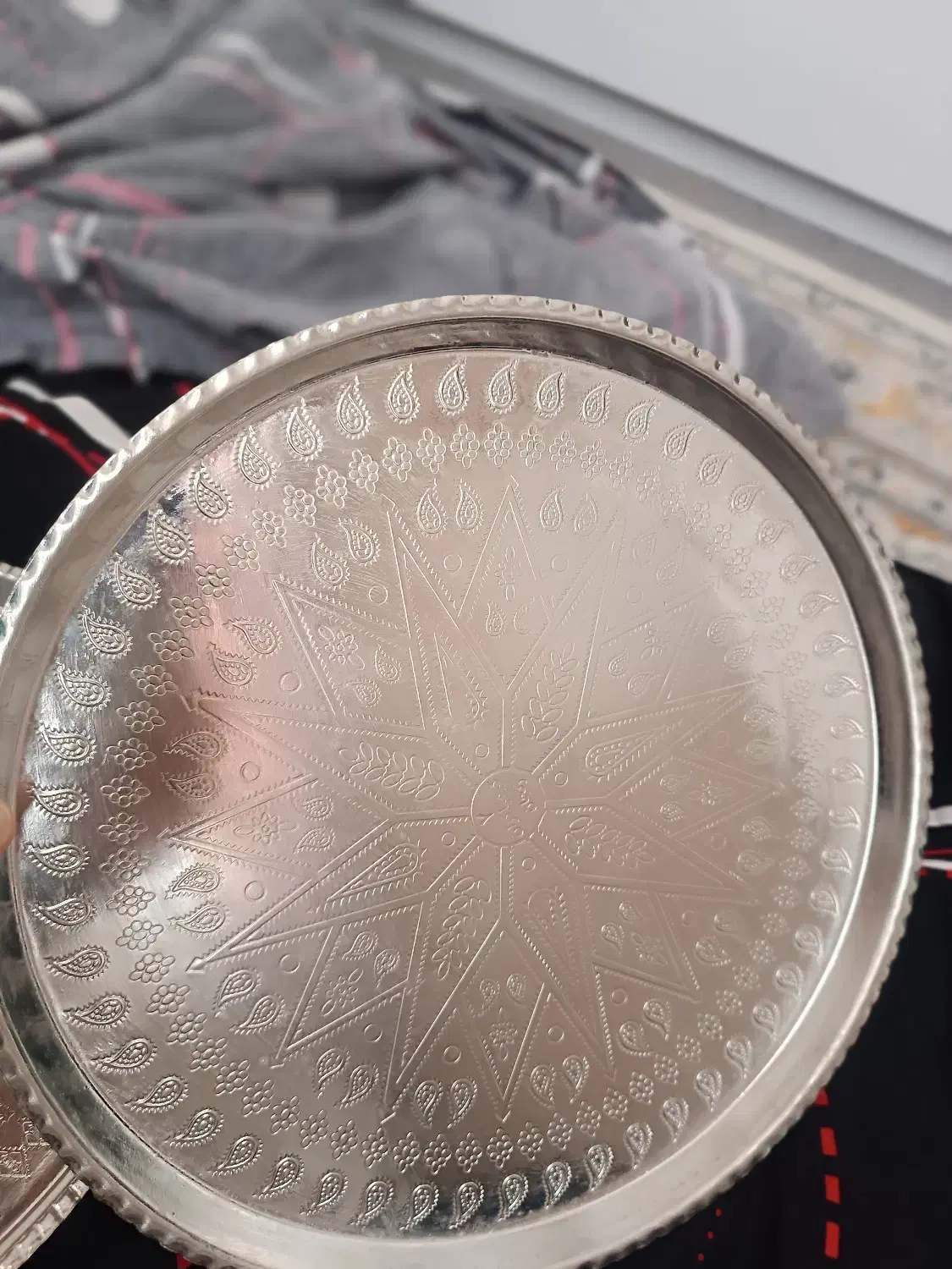 دوعددسینی مس|ظروف سرو و پذیرایی|گناباد, |دیوار