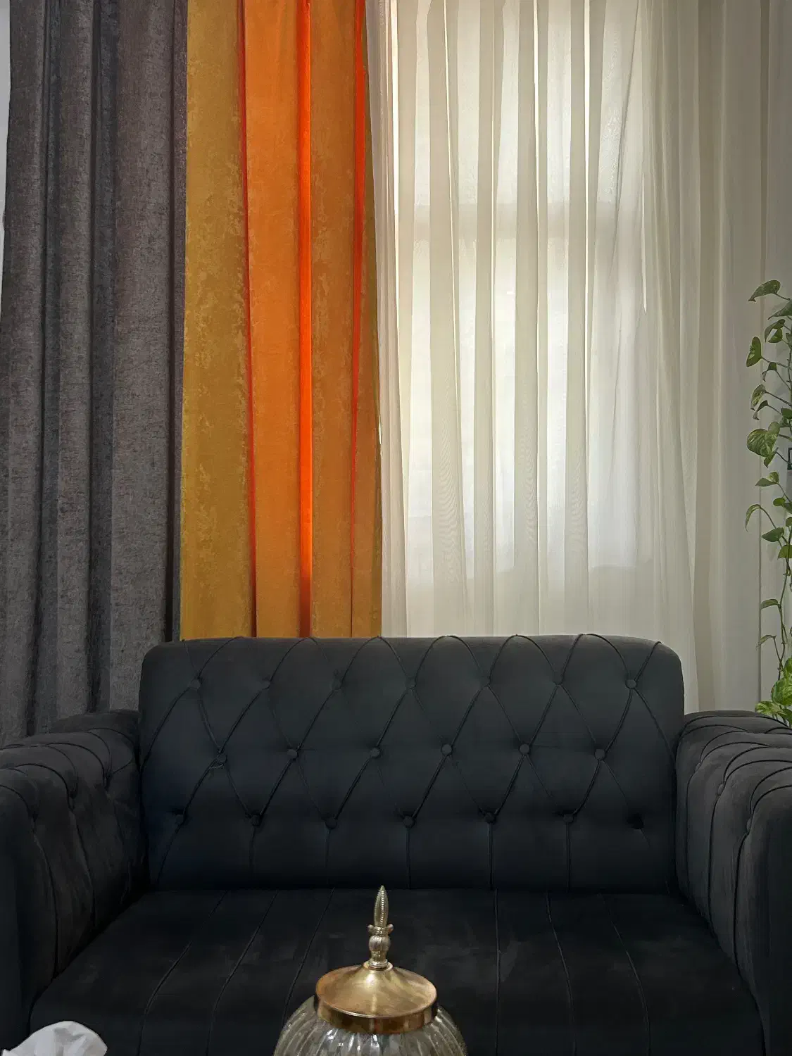 میز عسلی ومیز تیوی وپرده|مبلمان خانگی و میز عسلی|رشت, دخانیات|دیوار