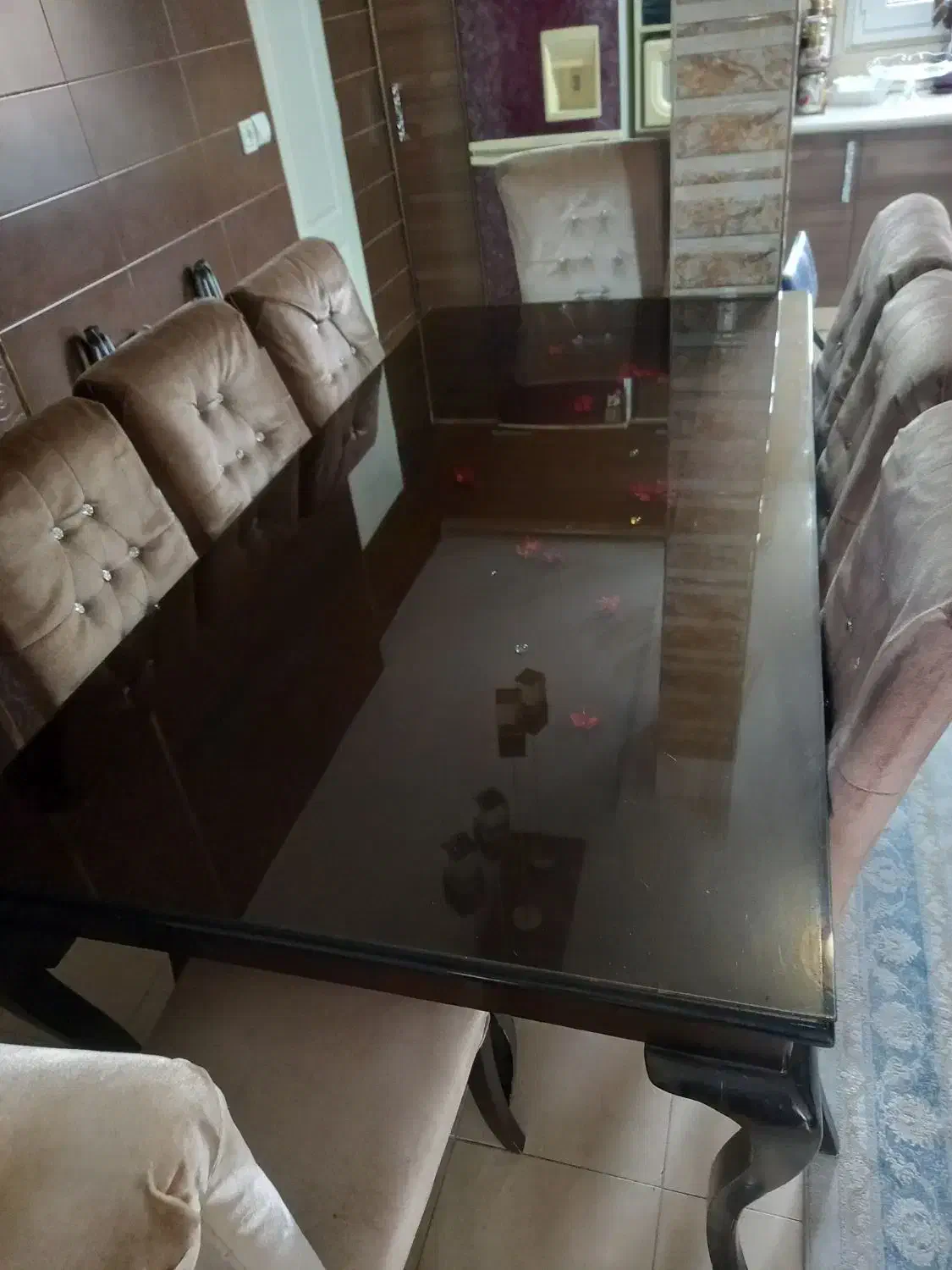 میز ناهار خوری ۸ نفره|میز و صندلی غذاخوری|تهران, زیبادشت|دیوار