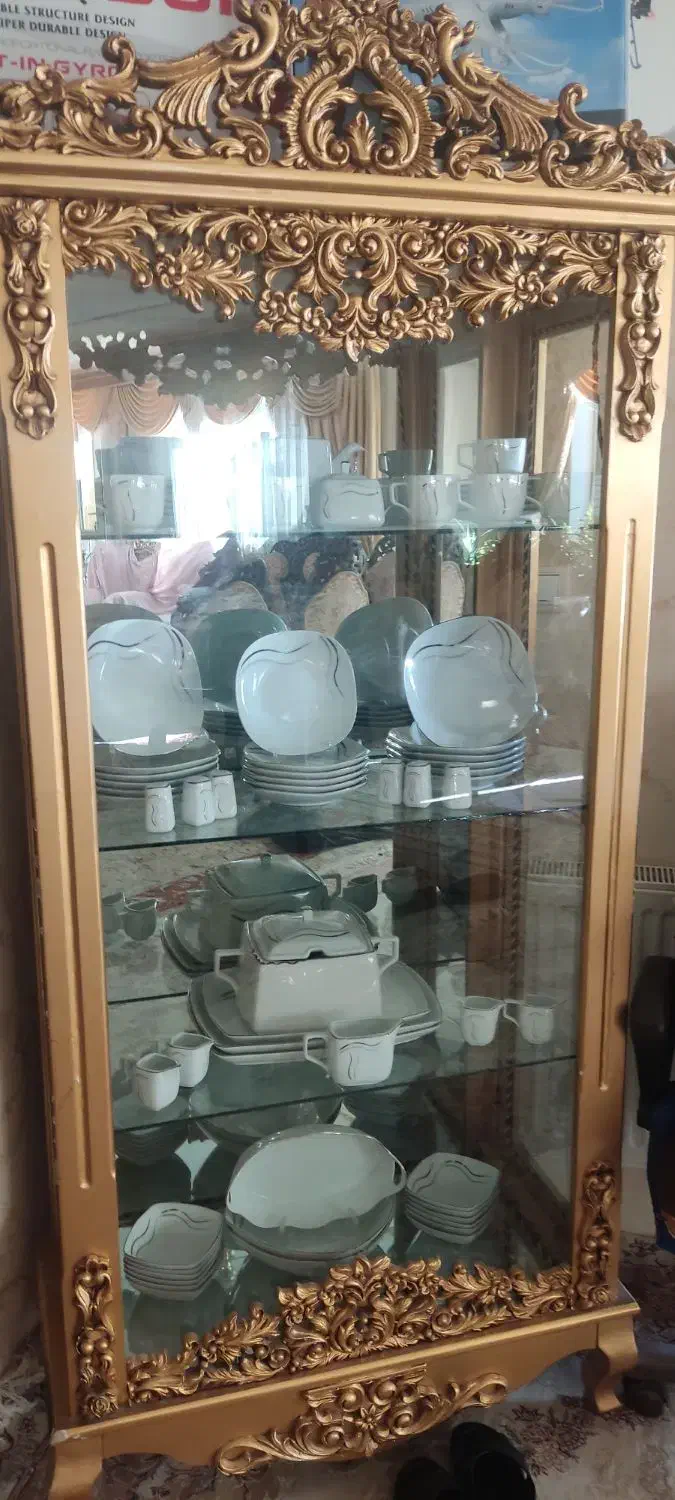 بوفه آکواریوم گل و میز|بوفه، ویترین، کنسول|سراب, |دیوار