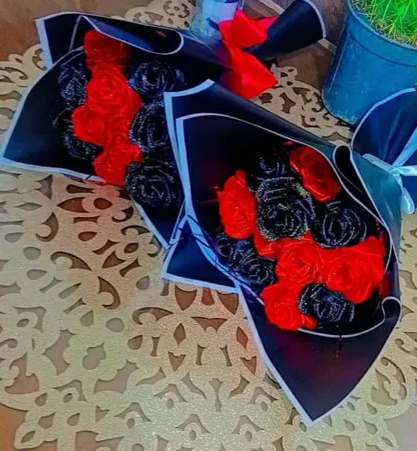 گل روبانی|گل مصنوعی|اهواز, زرگان|دیوار