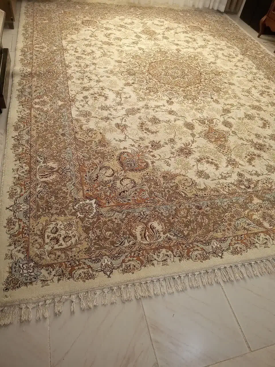 فرش ۱۲ متری مشهد تمام نخ|فرش|قدس, شهرقدس|دیوار