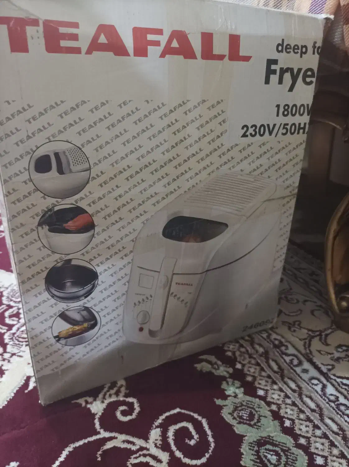 سرخ کن فیلیپس اصل در حد نو|اجاق گاز و لوازم برقی پختوپز|شیراز, بالا کفت|دیوار