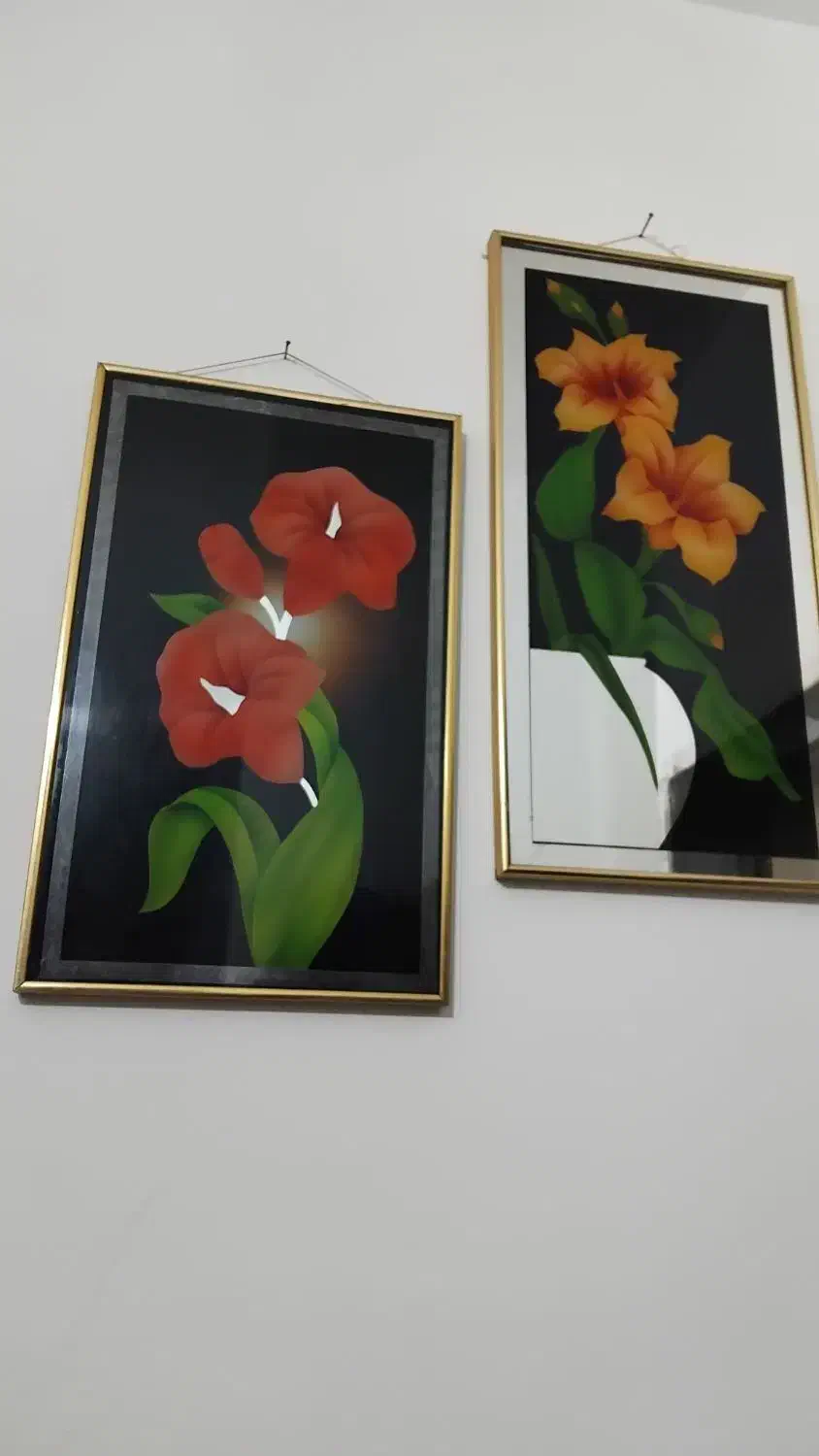 تابلو گل قدیمی|تابلو، نقاشی، عکس|اردبیل, |دیوار