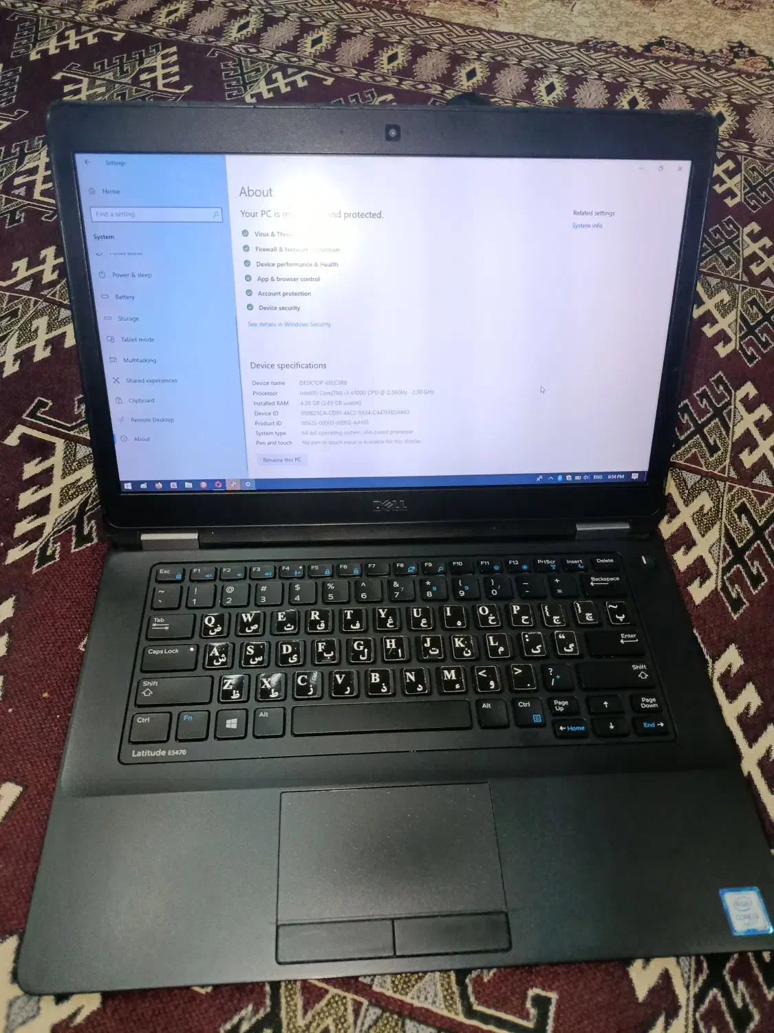 لپتاپ DeLL E5470|رایانه همراه|گنبد کاووس, |دیوار
