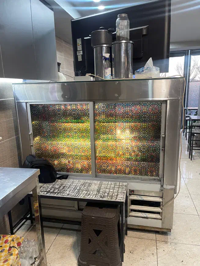 یخچال ویترینی در حد نو سالم|یخچال و فریزر|کرج, عظیمیه|دیوار