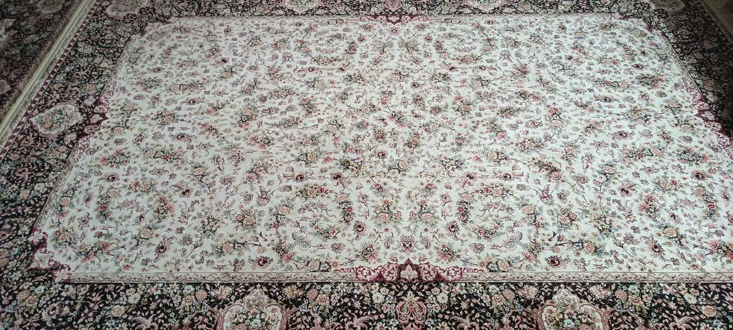 فرش نخ اصل 1200 شانه|فرش|قم, زنبیل آباد|دیوار