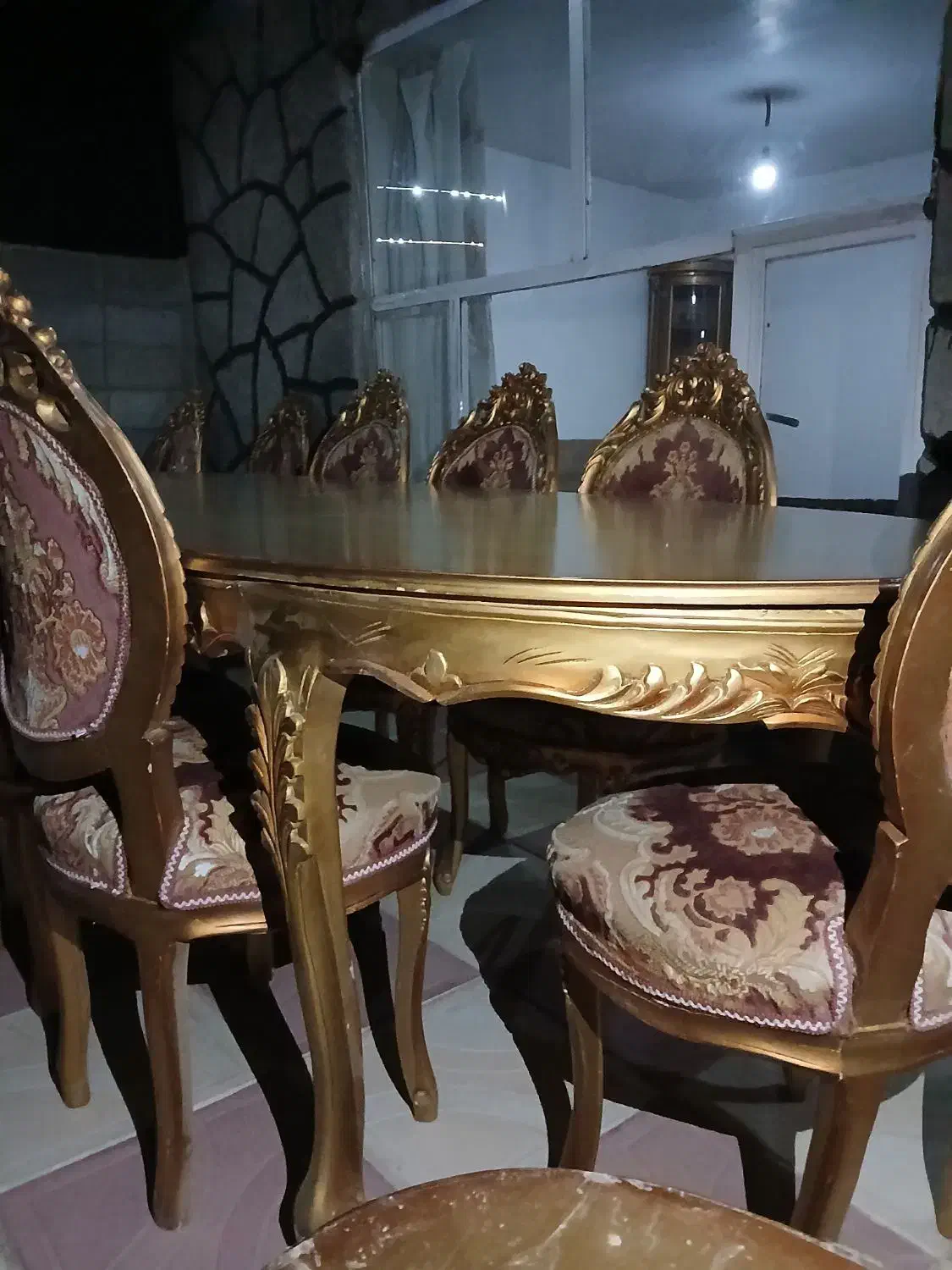 میز ناهار خوری ۸ نفره|میز و صندلی غذاخوری|تبریز, |دیوار