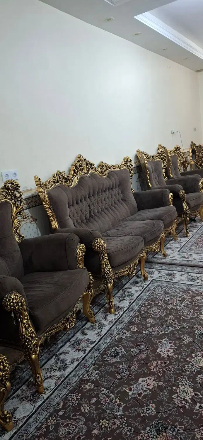 مبل و میز ناهار خوری سلطنتی تمیز|مبلمان خانگی و میز عسلی|اهواز, فاز ۱ پادادشهر|دیوار