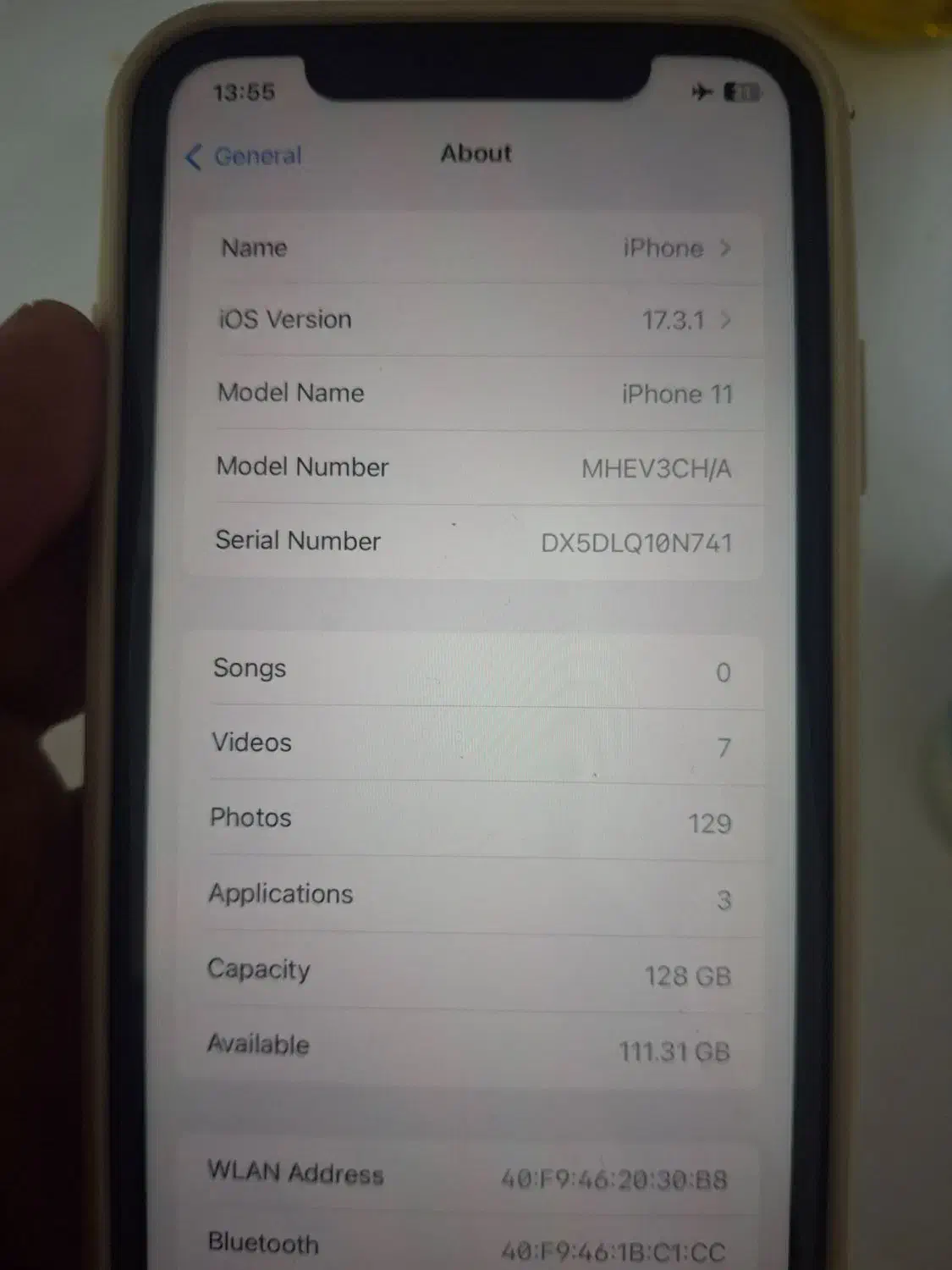یک عدد ایفون 11 نرمال اصل در حد صفر|موبایل|مرند, |دیوار