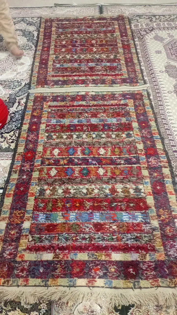 دو جف ورنی|فرش|تبریز, |دیوار