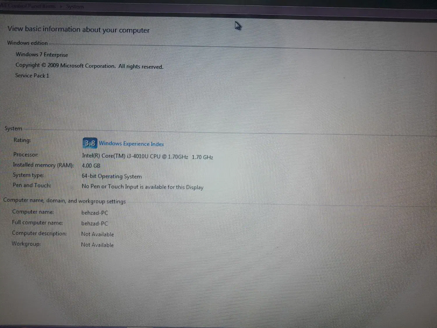 لب تاپ لنوو|رایانه همراه|مشهد, جاهد شهر|دیوار
