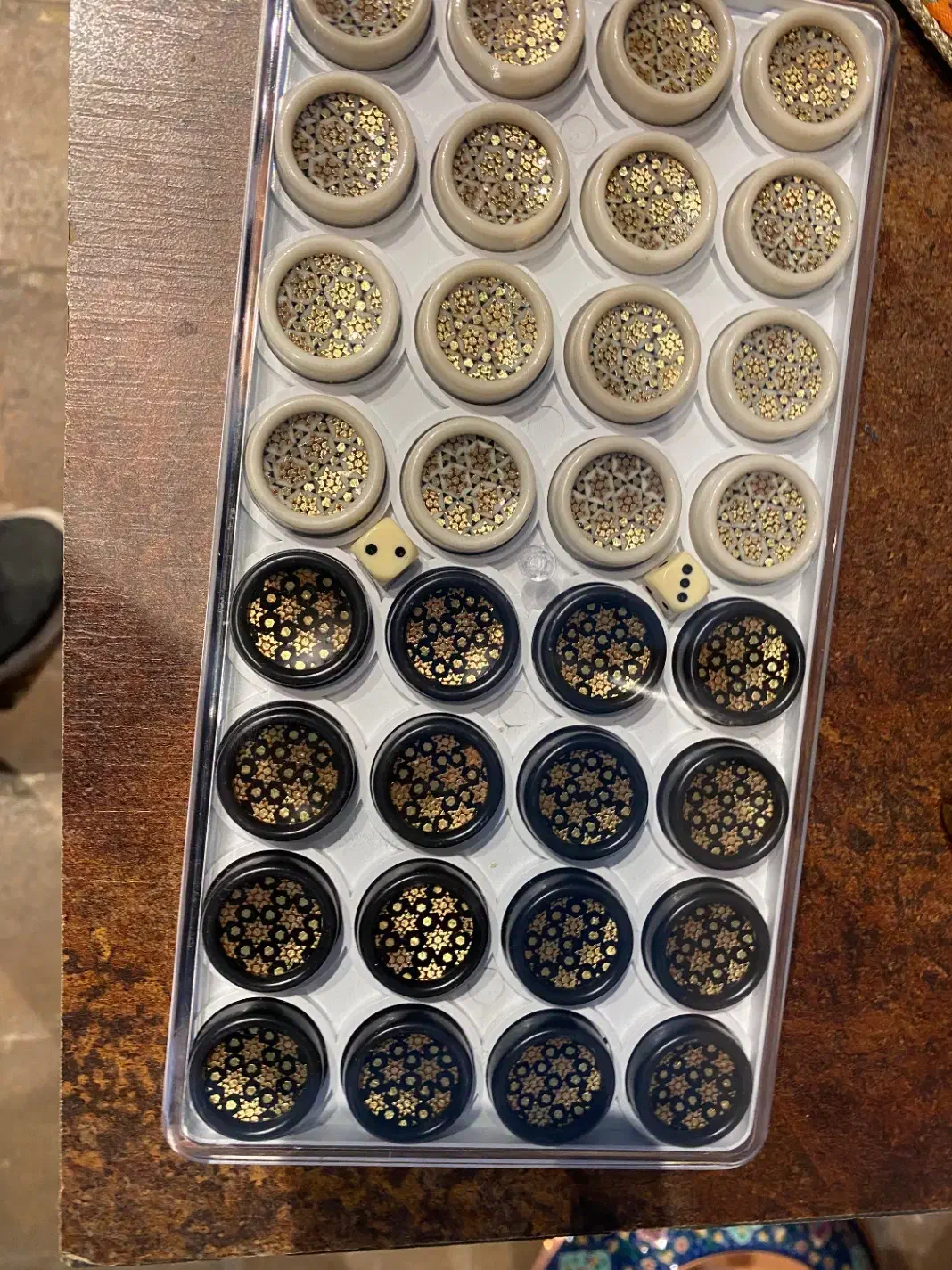 تخته نرد خاتم کاری شده اعلی اصفهان روکش دار|صنایع دستی و سایر لوازم تزئینی|تهران, توحید|دیوار