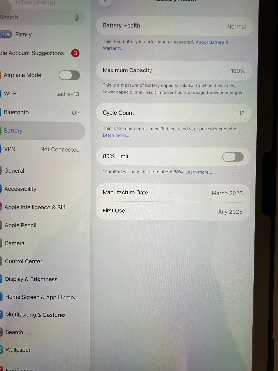 Ipad air 2025 M3|تبلت|تهران, فرمانیه|دیوار
