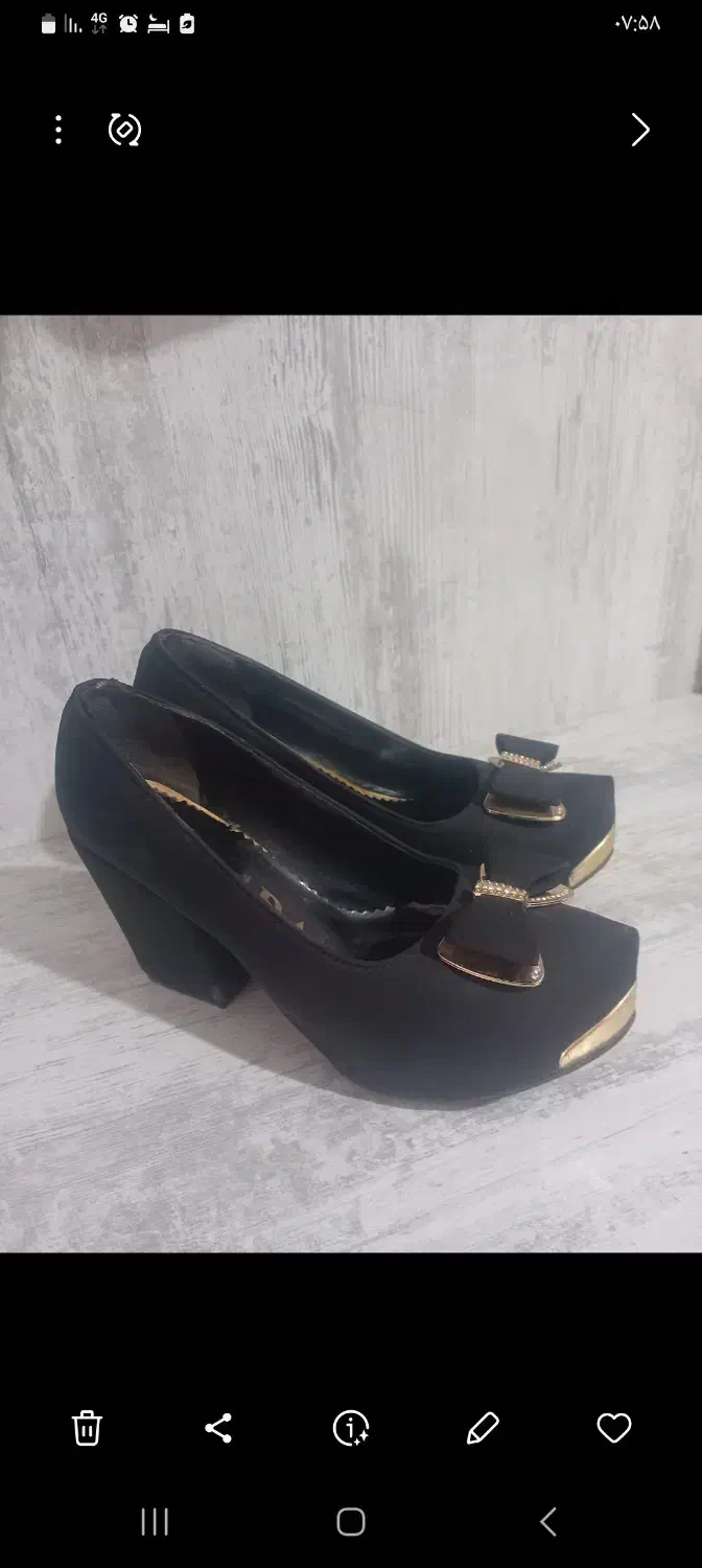 کفش مجلسی|کیف، کفش، کمربند|رشت, باهنر|دیوار