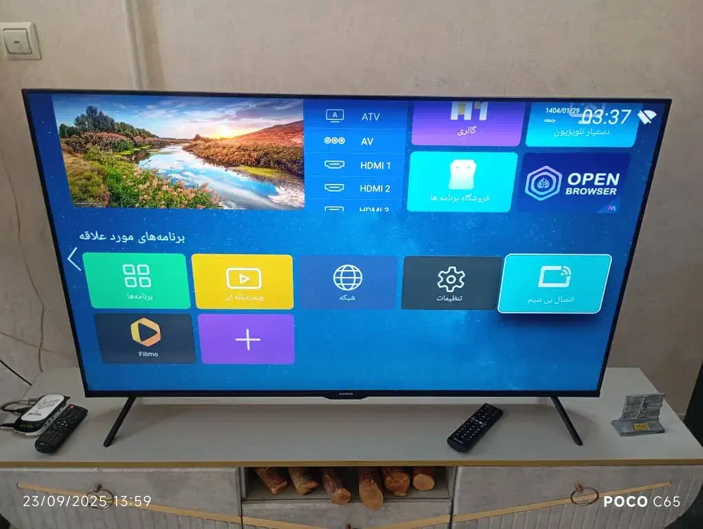 ال ای دی ایکس ویژن ۵۰ اینچ هوشمند|تلویزیون و پروژکتور|تهران, سعادت‌آباد|دیوار